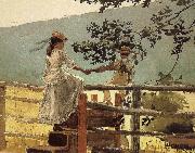 Winslow Homer On the ladder china oil painting reproduction